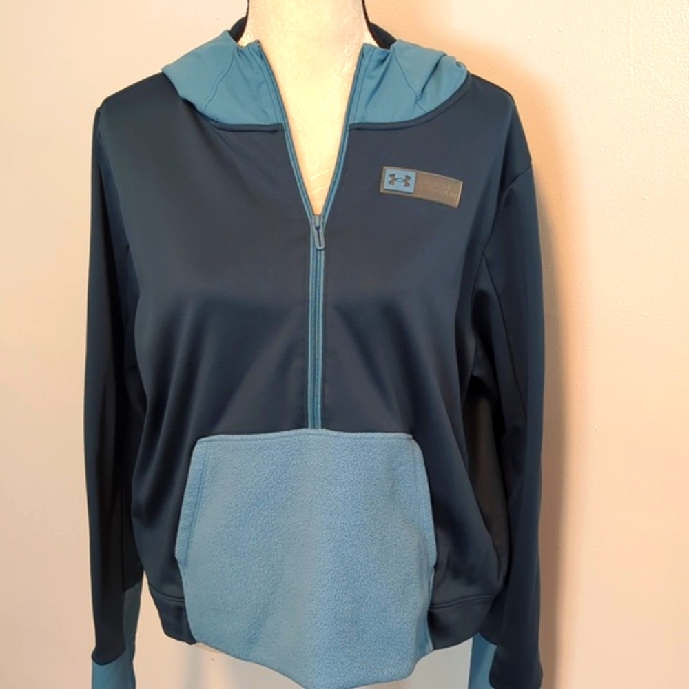 Under Armour Blue Zip-Up Hoodie / XL
